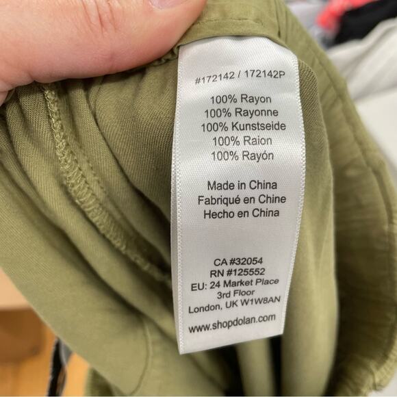 Dolan Anthropologie Green Casual Pull On Pants Women’s XS Womens Joggers Boho - Picture 8 of 11